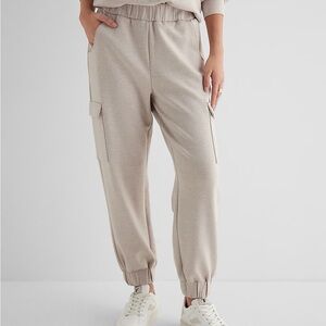 Express High Waisted Luxe Lounge Cargo Joggers